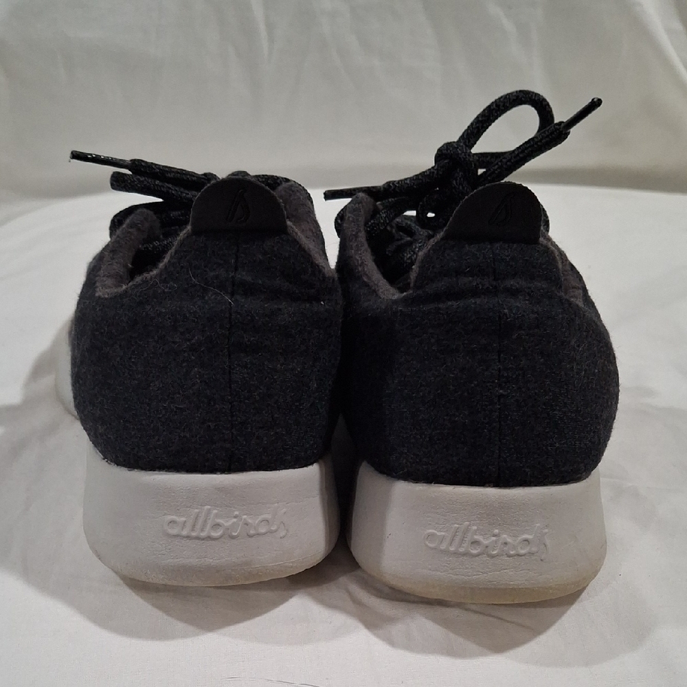 Allbirds Men's Charcoal and White Sneakers Size M 11 - Picture 3 of 8